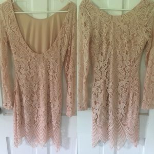 Charlotte Russe lace dress worn for 2 hours